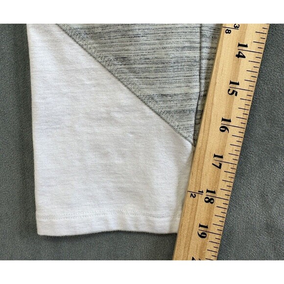 RBX Capri Leggings Women's Medium Gray White Pull On Elastic Waistband High Rise - Picture 9 of 9